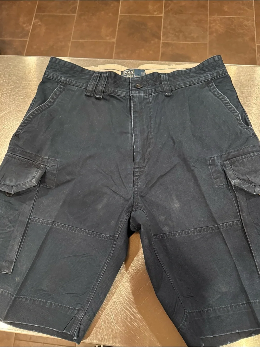 Ralph Lauren Men's Navy Cargo Shorts